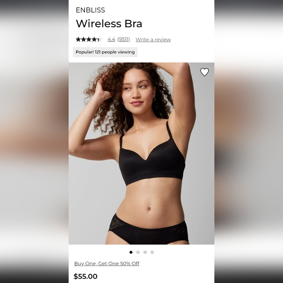 Soma Enbliss Wireless Bra - Picture 2 of 5